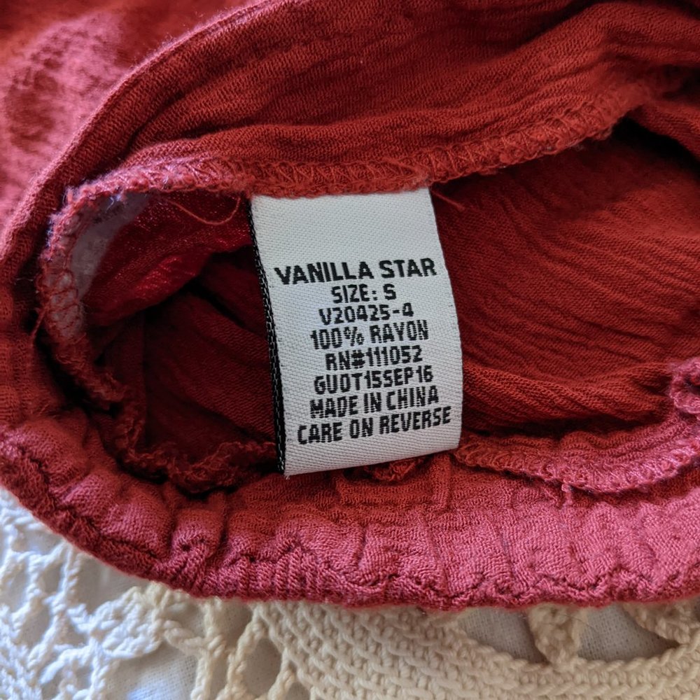 Rust Wrap Boho Pants - image 2